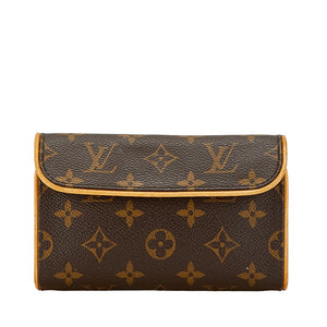 ルイ ヴィトン モノグラム ポシェット フロランティーヌ ショルダーバッグ M51855 ブラウン PVC レザー レディース LOUIS VUITTON 【中古】