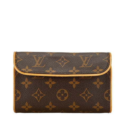 ルイ ヴィトン モノグラム ポシェット フロランティーヌ ショルダーバッグ M51855 ブラウン PVC レザー レディース LOUIS VUITTON 【中古】