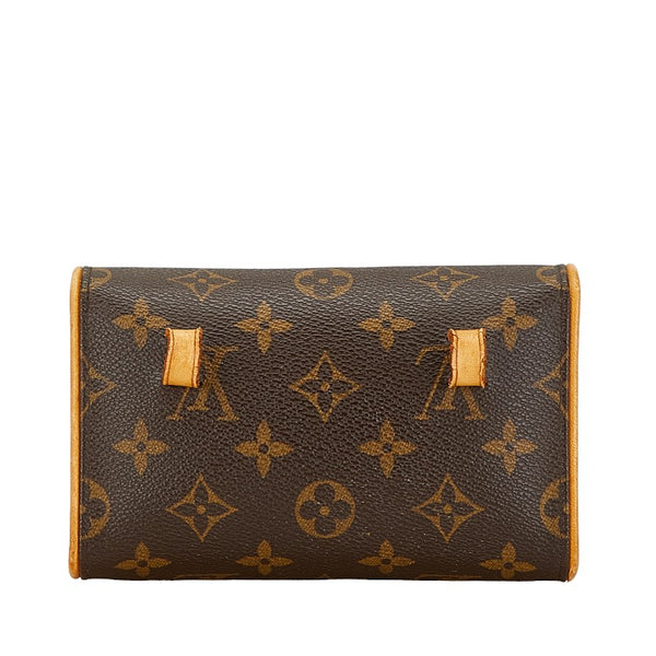 ルイ ヴィトン モノグラム ポシェット フロランティーヌ ショルダーバッグ M51855 ブラウン PVC レザー レディース LOUIS VUITTON 【中古】