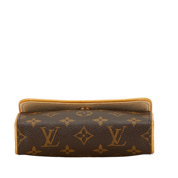 ルイ ヴィトン モノグラム ポシェット フロランティーヌ ショルダーバッグ M51855 ブラウン PVC レザー レディース LOUIS VUITTON 【中古】