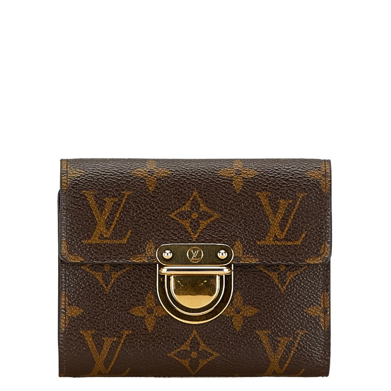 ルイ ヴィトン モノグラム ポルトフォイユコアラ 二つ折り財布 M58013 ブラウン PVC レザー レディース LOUIS VUITTON 【中古】