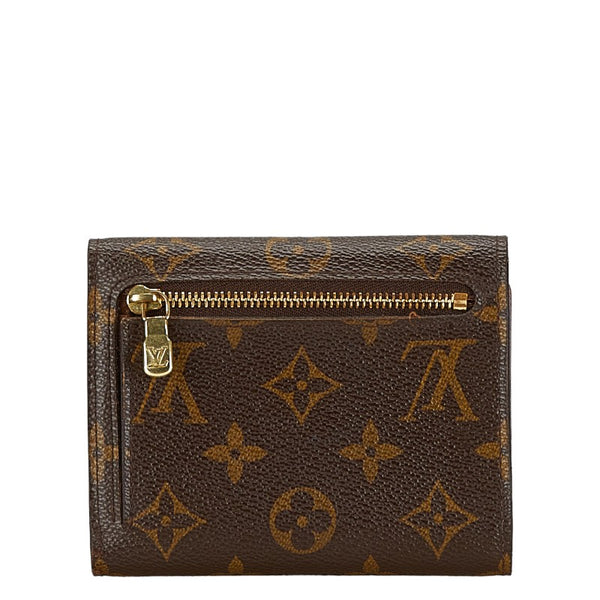 ルイ ヴィトン モノグラム ポルトフォイユコアラ 二つ折り財布 M58013 ブラウン PVC レザー レディース LOUIS VUITTON 【中古】