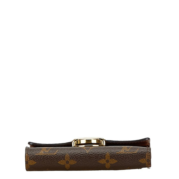 ルイ ヴィトン モノグラム ポルトフォイユコアラ 二つ折り財布 M58013 ブラウン PVC レザー レディース LOUIS VUITTON 【中古】