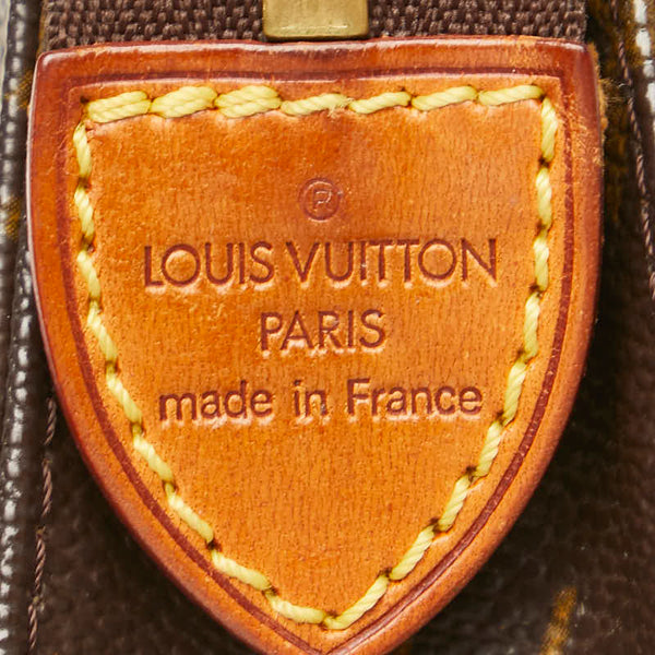 ルイ ヴィトン モノグラム ポシェットトワレ15 クラッチバッグ M47546 ブラウン PVC レザー レディース LOUIS VUITTON 【中古】