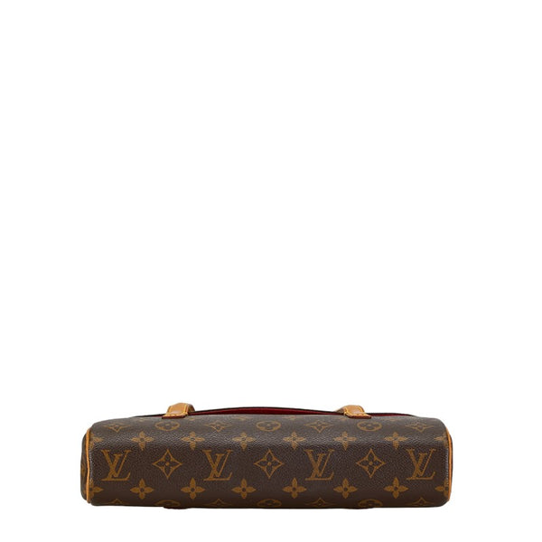 ルイ ヴィトン モノグラム ソナチネ ハンドバッグ M51902 ブラウン PVC レザー レディース LOUIS VUITTON 【中古】