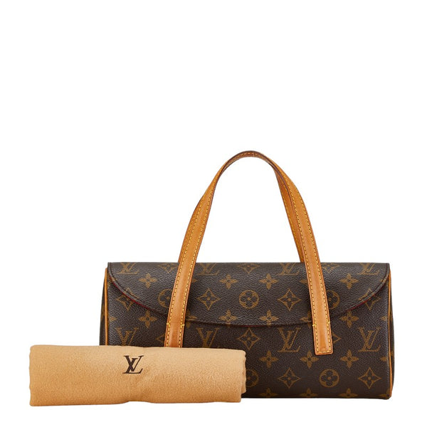 ルイ ヴィトン モノグラム ソナチネ ハンドバッグ M51902 ブラウン PVC レザー レディース LOUIS VUITTON 【中古】