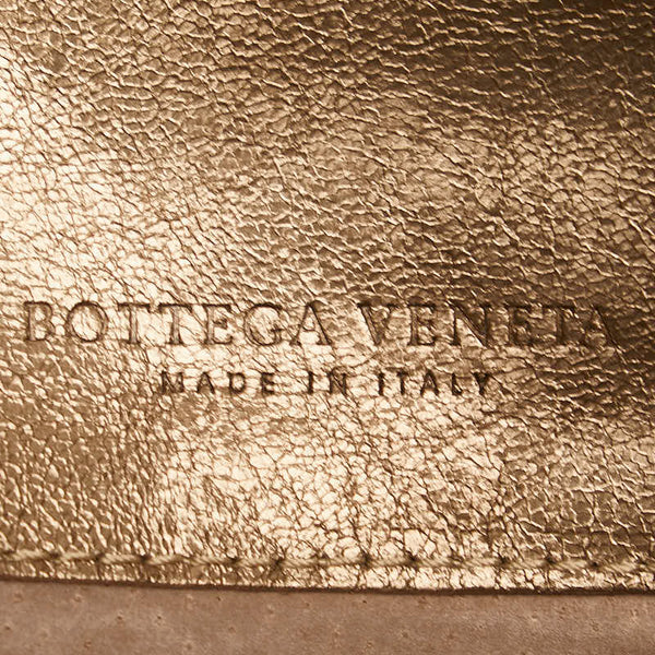 ボッテガヴェネタ トートバッグ ゴールド レザー レディース BOTTEGAVENETA 【中古】