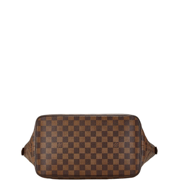 ルイ ヴィトン ダミエ サレヤMM ハンドバッグ トートバッグ N51182 ブラウン PVC レザー レディース LOUIS VUITTON 【中古】