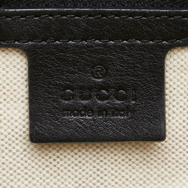 グッチ グッチシマ ハンドバッグ トートバッグ 323673 ブラック レザー レディース GUCCI 【中古】