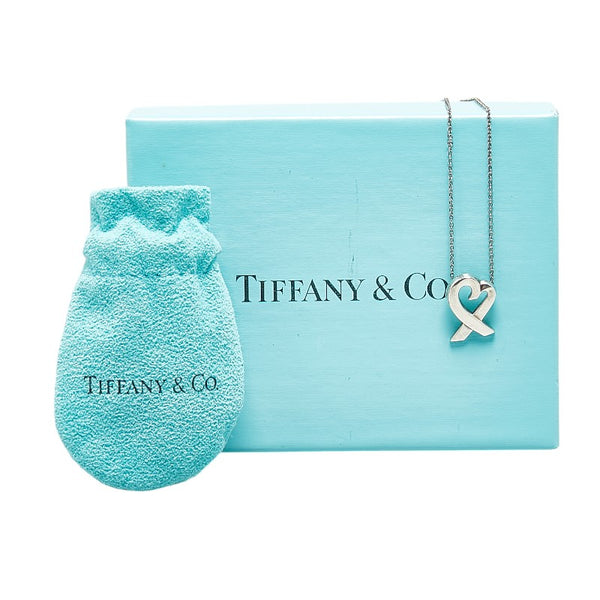 ティファニー パロマ ピカソ ラビングハート ネックレス SV925 シルバー レディース TIFFANY&Co. 【中古】