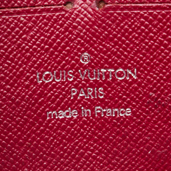 ルイ ヴィトン エピ ジッピー ウォレット ラウンドファスナー 長財布 M60305 フューシャ レッド レザー レディース LOUIS VUITTON 【中古】