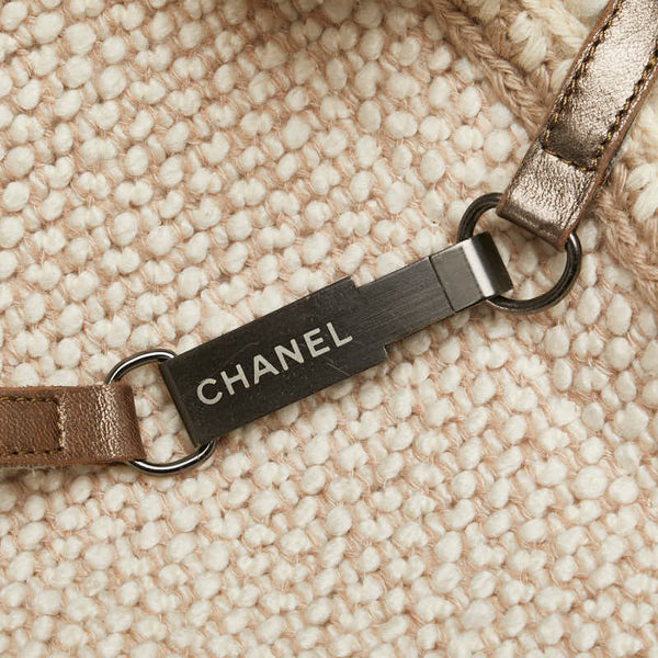 シャネル ココマーク ロングコート  サイズ:44 ベージュ ウール シルク メンズ CHANEL 【中古】