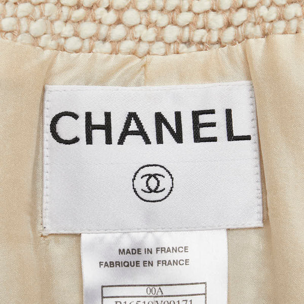 シャネル ココマーク ロングコート  サイズ:44 ベージュ ウール シルク メンズ CHANEL 【中古】