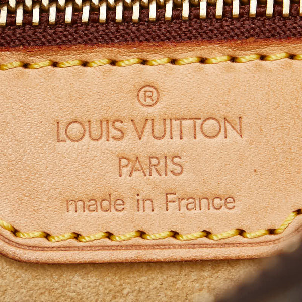 ルイ ヴィトン モノグラム ルーピングMM ショルダーバッグ ハンドバッグ M51146 ブラウン PVC レザー レディース LOUIS VUITTON 【中古】