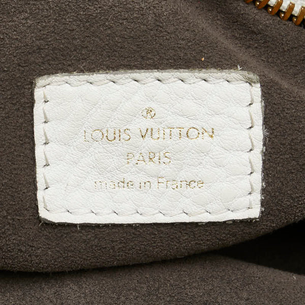 ルイ ヴィトン モノグラム マヒナ ソーラーPM ショルダーバッグ M93126 ブロン ホワイト レザー レディース LOUIS VUITTON 【中古】