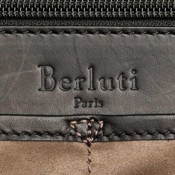 ベルルッティ アンジュール ビジネスバッグ ブリーフケース ブラック レザー メンズ Berluti 【中古】