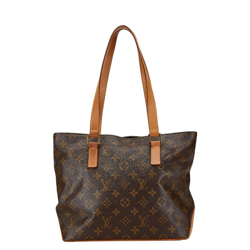 ルイ ヴィトン モノグラム カバピアノ トートバッグ ショルダーバッグ M51148　 ブラウン PVC レザー レディース LOUIS VUITTON 【中古】