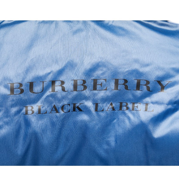 バーバリー ブラックレーベル ホワイトグース ダウンジャケット サイズ:L ブラック ナイロン ダウンフェザー メンズ BURBERRY 【中古】