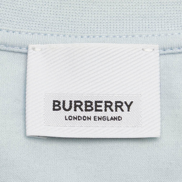 バーバリー TBロゴ 半袖Ｔシャツ サイズ:XXS ライトブルー ホワイト コットン レディース BURBERRY 【中古】