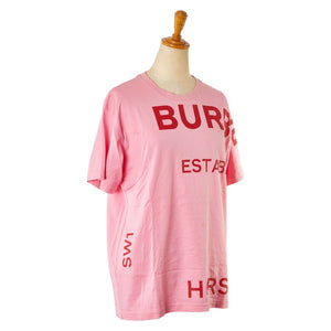 バーバリー ホースフェリープリント 半袖Ｔシャツ サイズ:XXS ピンク レッド コットン レディース BURBERRY 【中古】