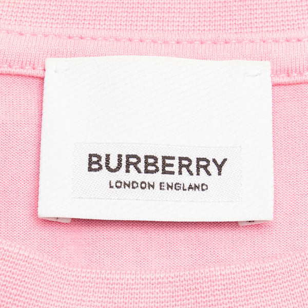 バーバリー ホースフェリープリント 半袖Ｔシャツ サイズ:XXS ピンク レッド コットン レディース BURBERRY 【中古】