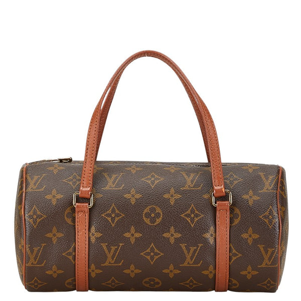 ルイ ヴィトン モノグラム パピヨン26 旧型 ハンドバッグ M51366 ブラウン PVC レザー レディース LOUIS VUITTON 【中古】