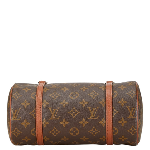 ルイ ヴィトン モノグラム パピヨン26 旧型 ハンドバッグ M51366 ブラウン PVC レザー レディース LOUIS VUITTON 【中古】