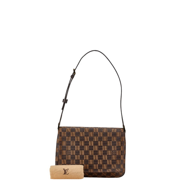 ルイ ヴィトン ダミエ ミュゼット タンゴ ショルダーバッグ ハンドバッグ N51255 ブラウン PVC レザー レディース LOUIS VUITTON 【中古】