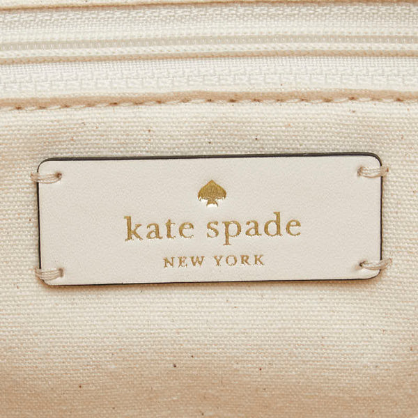 ケイトスペード エラ スモール ハンドバッグ ショルダーバッグ 2WAY ホワイト レザー レディース Kate Spade 【中古】