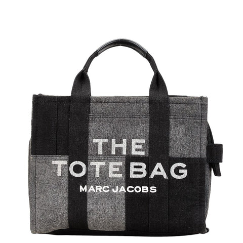 マークジェイコブス ザ トートバッグ ハンドバッグ H017M06FA21 ブラック コットン レディース MARC JACOBS 【中古】