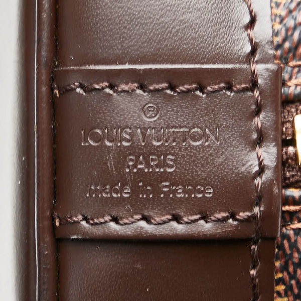 ルイ ヴィトン ダミエ アルマ ハンドバッグ N51131 ブラウン PVC レザー レディース LOUIS VUITTON 【中古】