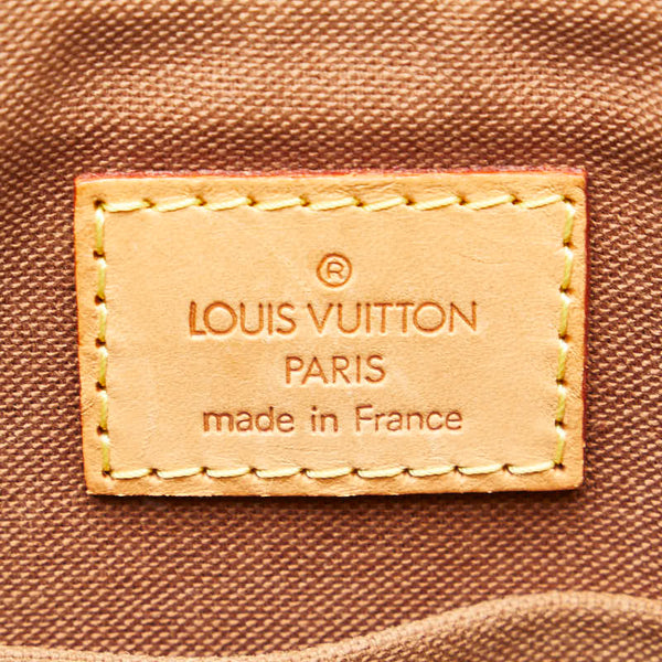 ルイ ヴィトン モノグラム ポパンクール オ ショルダーバッグ トートバッグ M40007 ブラウン PVC レザー レディース LOUIS VUITTON 【中古】