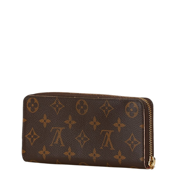 ルイ ヴィトン モノグラム ボルトフォイユ クレマンス 長財布 M68314 フューシャ PVC レザー レディース LOUIS VUITTON 【中古】