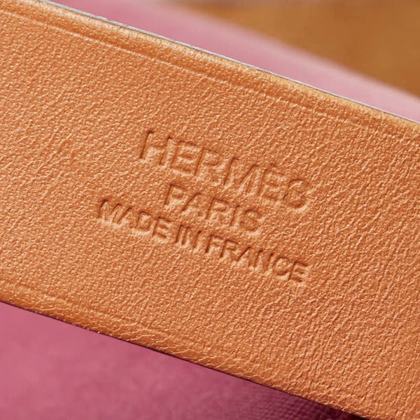 エルメス カバック エラン PM トートバッグ リュビ パープル トワルオフィシエ レザー レディース HERMES 【中古】