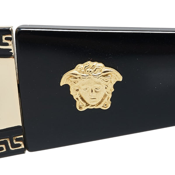 ヴェルサーチェ メデューサ サングラス MOD S60 ブラック ゴールド プラスチック レディース VERSACE 【中古】