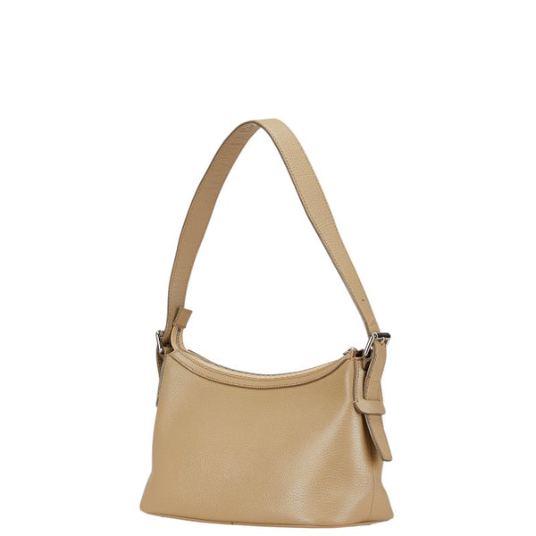 バーバリー ノバチェック ワンショルダーバッグ ベージュ レザー レディース BURBERRY 【中古】