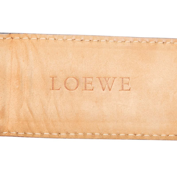 ロエベ ベルト サイズ：85/34 ブラック レザー レディース LOEWE 【中古】