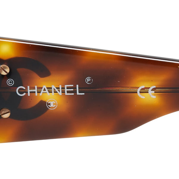シャネル ココマーク サングラス ブラウン プラスチック レディース CHANEL 【中古】