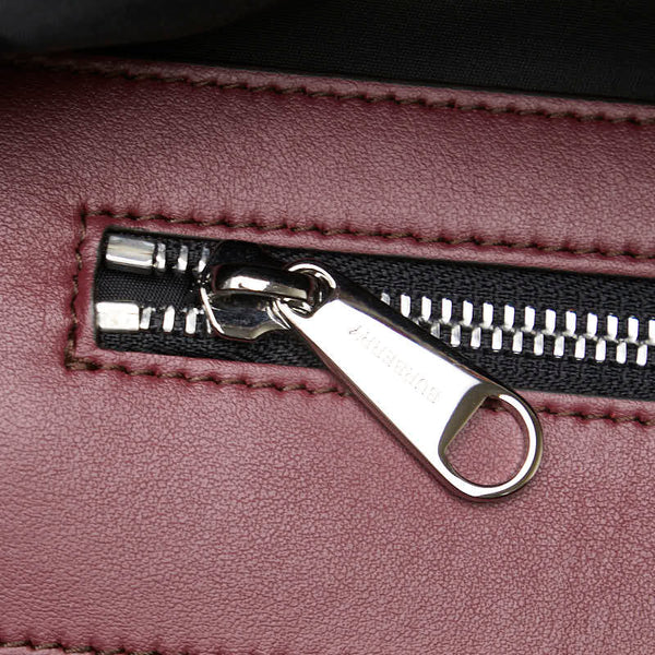 バーバリー TBモノグラム リュック バックパック レッド ホワイト ブラウン ナイロン レザー レディース BURBERRY 【中古】