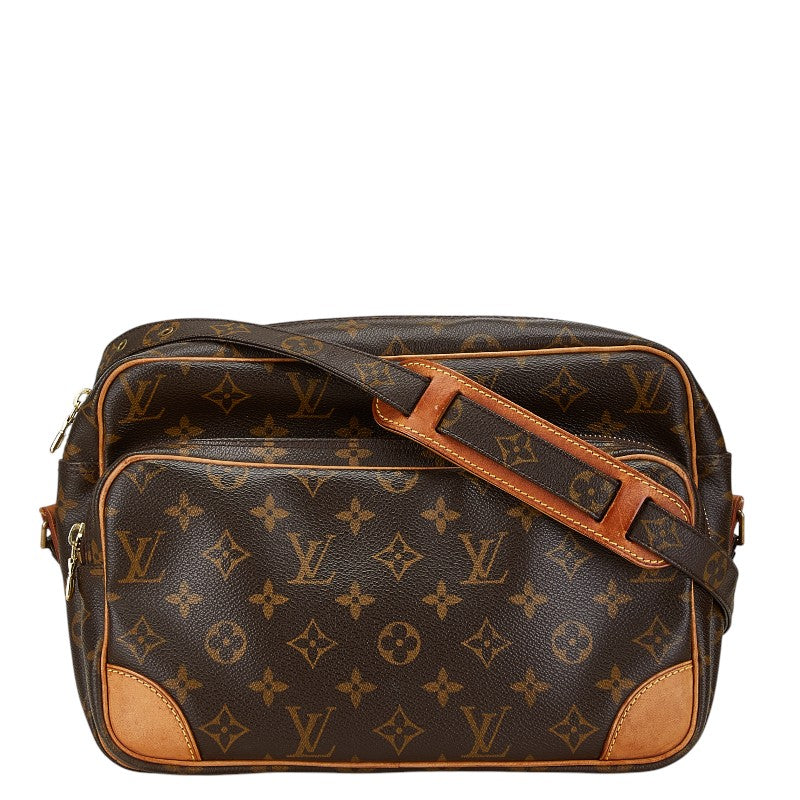 ルイ ヴィトン モノグラム ナイル 斜め掛け ショルダーバッグ M45244 ブラウン PVC レザー レディース LOUIS VUITTON 【中古】