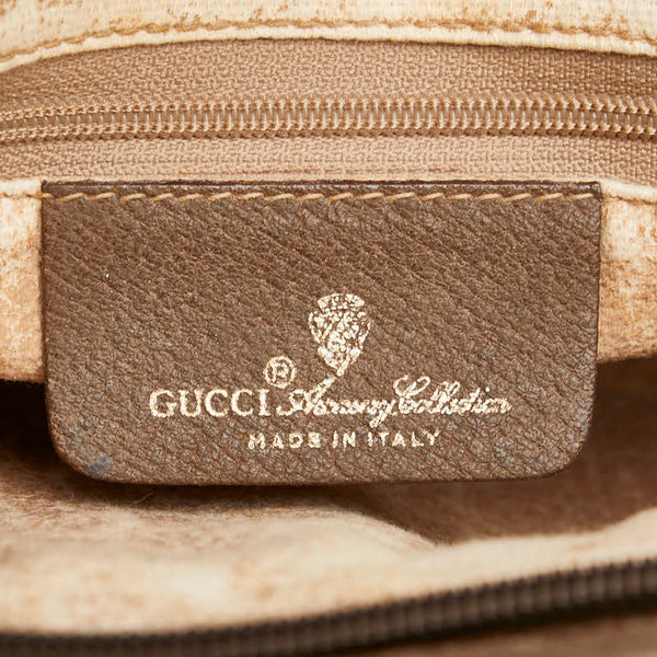 グッチ GGスプリーム  クラッチバッグ セカンドバッグ 97 01 037 ベージュ PVC レザー レディース GUCCI 【中古】