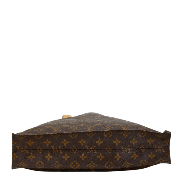 ルイ ヴィトン モノグラム サックプラ ハンドバッグ トートバッグ M51140 ブラウン PVC レザー レディース LOUIS VUITTON 【中古】