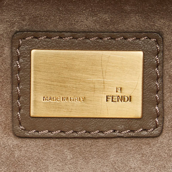 フェンディ ピーカブー ハンドバッグ ショルダーバッグ 2WAY ブラウン レザー レディース FENDI 【中古】