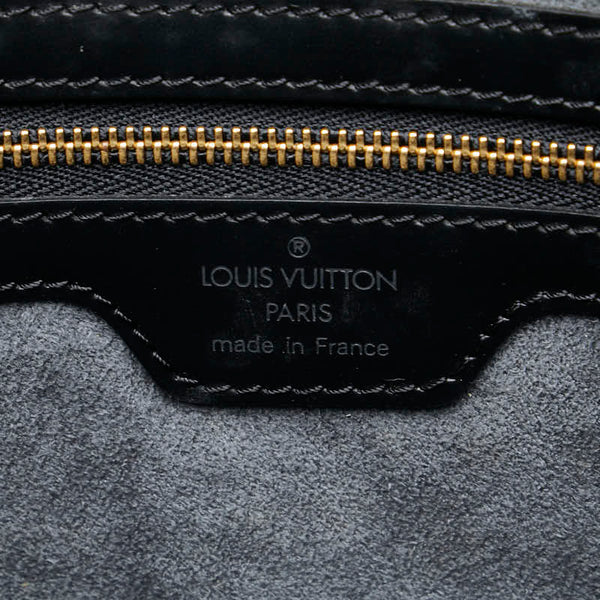 ルイ ヴィトン エピ リュサック ショルダーバッグ トートバッグ M52282 ノワール ブラック レザー レディース LOUIS VUITTON 【中古】