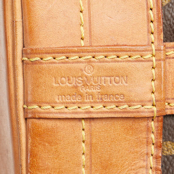 ルイ ヴィトン モノグラム ノエ 肩掛け ショルダーバッグ M42224 ブラウン PVC レザー レディース LOUIS VUITTON 【中古】