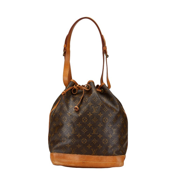 ルイ ヴィトン モノグラム ノエ ショルダーバッグ M42224 ブラウン PVC レザー レディース LOUIS VUITTON 【中古】