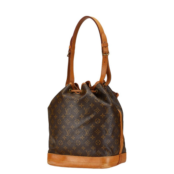 ルイ ヴィトン モノグラム ノエ ショルダーバッグ M42224 ブラウン PVC レザー レディース LOUIS VUITTON 【中古】