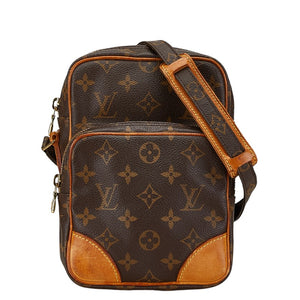 ルイ ヴィトン モノグラム アマゾン 斜め掛け ショルダーバッグ M45236 ブラウン PVC レザー レディース LOUIS VUITTON 【中古】