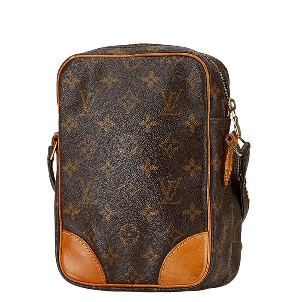 ルイ ヴィトン モノグラム アマゾン 斜め掛け ショルダーバッグ M45236 ブラウン PVC レザー レディース LOUIS VUITTON 【中古】