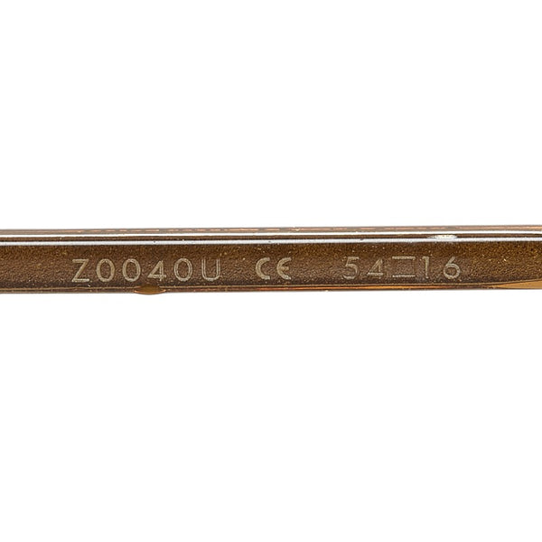 ルイ ヴィトン スクエア サングラス Z0040U ブラウン プラスチック メッキ レディース LOUIS VUITTON 【中古】
